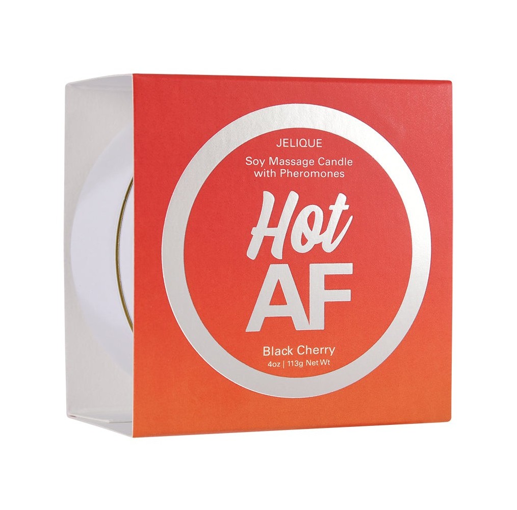 Jelique Massage Candle Hot AF Black Cherry 4oz